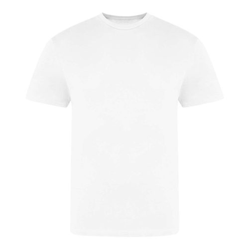 JT100 rövid ujjú unisex környakas póló Just Ts, White-S