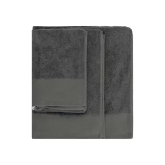   Uniszex  organikus pamut törölköző, Kariban KA101, Iron Grey-70X140