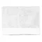 Uniszex  organikus pamut strandtörölköző, Kariban KA102, White-100X150