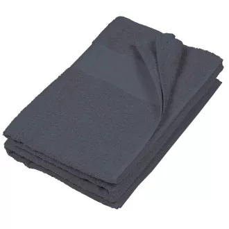   Uniszex  pamut strandtörölköző, Kariban KA111, Dark Grey-100X150