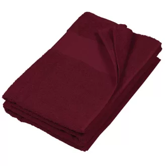   Uniszex  pamut vendég törölköző, Kariban KA112, Bordeaux-50X100