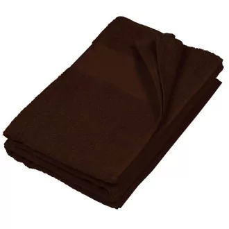   Uniszex  pamut vendég törölköző, Kariban KA112, Chocolate-50X100