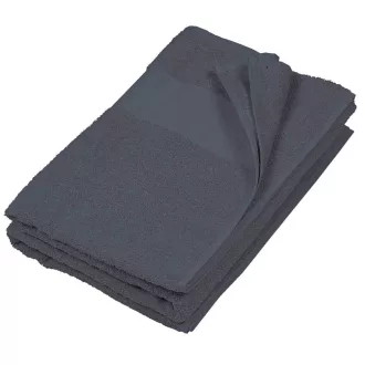   Uniszex  pamut vendég törölköző, Kariban KA112, Dark Grey-50X100