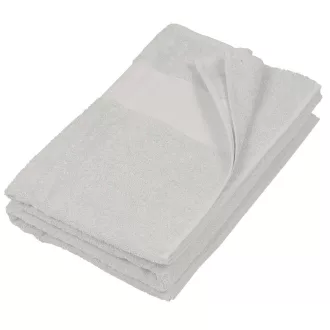   Uniszex  pamut vendég törölköző, Kariban KA112, Light Grey-50X100
