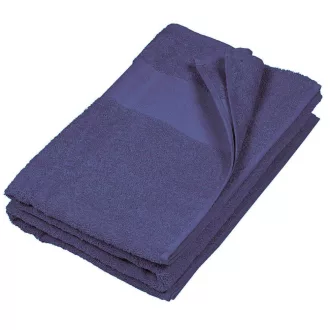   Uniszex  pamut vendég törölköző, Kariban KA112, Navy-50X100