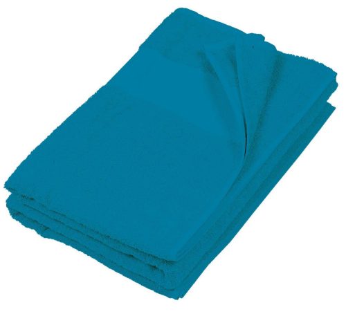Uniszex  pamut vendég törölköző, Kariban KA112, Tropical Blue-50X100