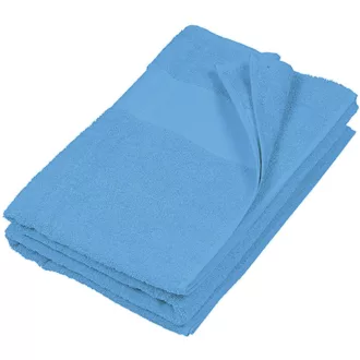  Uniszex  pamut fürdő törölköző, Kariban KA113, Azur Blue-70X140
