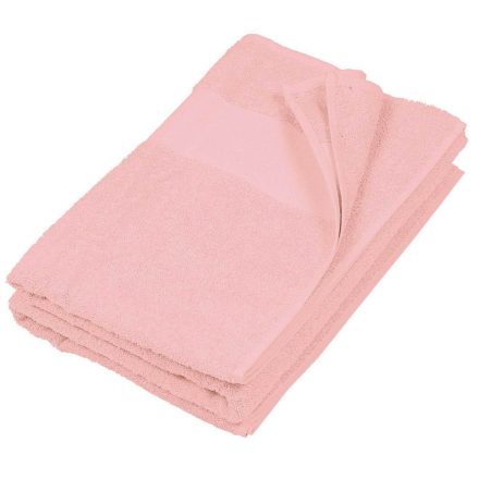Uniszex  pamut fürdő törölköző, Kariban KA113, Pale Pink-70X140