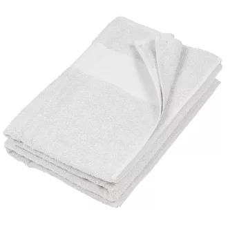   Uniszex  pamut fürdő törölköző, Kariban KA113, White-70X140