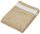Uniszex  pamut velur fürdőlepedő, Kariban KA118, Beige/White-100X160
