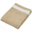 Uniszex  pamut velur fürdőlepedő, Kariban KA118, Beige/White-100X160