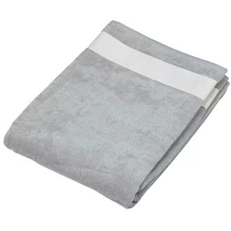   Uniszex  pamut velur fürdőlepedő, Kariban KA118, Light Grey/White-100X160