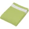 Uniszex  pamut velur fürdőlepedő, Kariban KA118, Lime/White-100X160