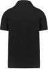Férfi rövid ujjú galléros piké póló, SUPIMA pamutból, Kariban KA2000, Black-L