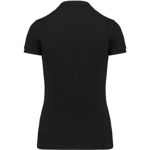Női rövid ujjú galléros piké póló, SUPIMA pamutból, Kariban KA2001, Black-2XL