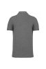 Férfi organikus férfi piké pamut póló, Kariban KA2025, Grey Heather-S