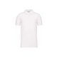 Férfi organikus férfi piké pamut póló, Kariban KA2025, White-3XL