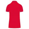 Női organikus piké pamut póló, Kariban KA2026, Red-3XL