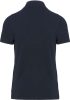 Férfi mandarin galléros rövid ujjú póló, Kariban KA223, Navy/White-XS
