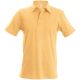 Férfi férfi rövid ujjú jersey pamut galléros póló, Kariban KA227, Light Orange-M