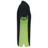Férfi kétszínű rövid ujjú galléros piké póló, Kariban KA232, Black/Lime-2XL