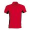 Férfi kétszínű rövid ujjú galléros piké póló, Kariban KA232, Red/Black-S