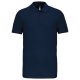 Férfi galléros piké sztreccs póló, Kariban KA239, Navy-2XL