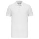 Férfi galléros piké sztreccs póló, Kariban KA239, White-L