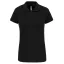 Női galléros sztreccs piké póló, Kariban KA240, Black-XL