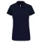 Női galléros sztreccs piké póló, Kariban KA240, Navy-XS
