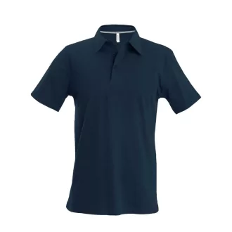   Férfi rövid ujjú galléros piké póló, Kariban KA241, Dark Grey-S