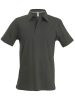 Férfi rövid ujjú galléros piké póló, Kariban KA241, Dark Khaki-2XL