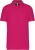 Férfi rövid ujjú galléros piké póló, Kariban KA241, Fuchsia-L