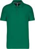 Férfi rövid ujjú galléros piké póló, Kariban KA241, Kelly Green-2XL