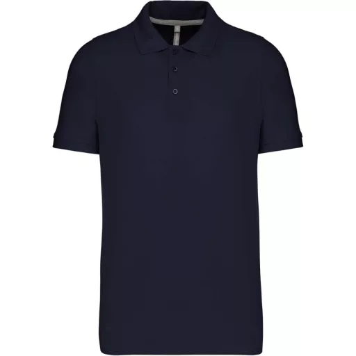 Férfi rövid ujjú galléros piké póló, Kariban KA241, Navy-4XL