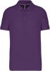 Férfi rövid ujjú galléros piké póló, Kariban KA241, Purple-2XL