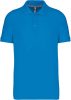 Férfi rövid ujjú galléros piké póló, Kariban KA241, Tropical Blue-M