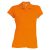 Női rövid ujjú galléros piké póló, Kariban KA242, Orange-2XL