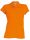 Női rövid ujjú galléros piké póló, Kariban KA242, Orange-XL