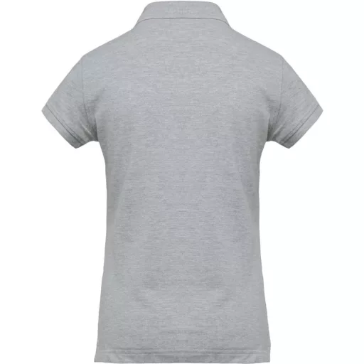 Női rövid ujjú galléros piké póló, Kariban KA242, Oxford Grey-S