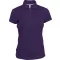 Női rövid ujjú galléros piké póló, Kariban KA242, Purple-2XL
