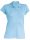 Női rövid ujjú galléros piké póló, Kariban KA242, Sky Blue-3XL
