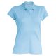 Női rövid ujjú galléros piké póló, Kariban KA242, Sky Blue-3XL