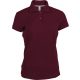 Női rövid ujjú galléros piké póló, Kariban KA242, Wine-2XL