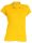 Női rövid ujjú galléros piké póló, Kariban KA242, Yellow-3XL