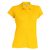 Női rövid ujjú galléros piké póló, Kariban KA242, Yellow-3XL
