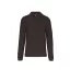 Férfi hosszú ujjú galléros piké póló, Kariban KA243, Dark Grey-2XL