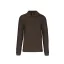 Férfi hosszú ujjú galléros piké póló, Kariban KA243, Dark Khaki-L