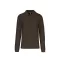 Férfi hosszú ujjú galléros piké póló, Kariban KA243, Dark Khaki-XL