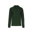 Férfi hosszú ujjú galléros piké póló, Kariban KA243, Forest Green-2XL